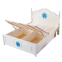 Foshan IKS Kids Solid Wood Bed Promotion Kids Bed Bedroom Furniture Bed with Storage